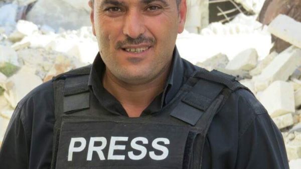 Al-Jazeera reporter Ibrahim al-Omar was killed at Termanin Idlib. (Twitter) 