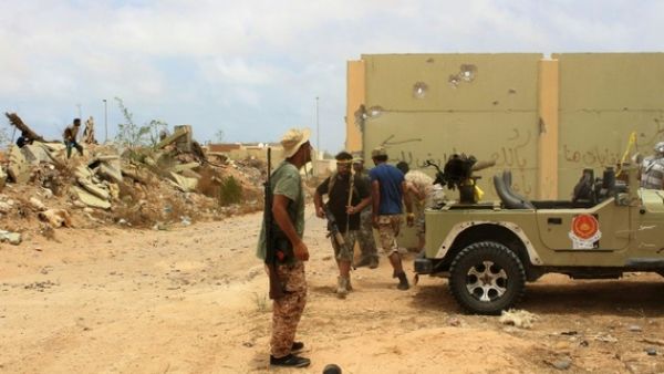 Government of National Accord fighters take part in an operation against Islamic State jihadists in the city of Sirte. (AFP/File) 