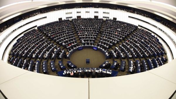 At a debate in the European Parliament in Strasbourg, France, on Tuesday, it seemed lawmakers from most main parties would vote on Thursday to suspend accession talks with Turkey. (AFP/File) 