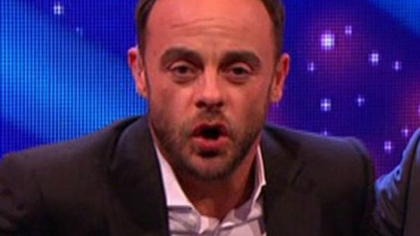 Fans commented that Ant struggled to deliver his lines during the launch show, with others also saying he looked slightly red-faced (Source: ITV) Fans commented that Ant struggled to deliver his lines during the launch show, with others also saying he looked slightly red-faced (Source: ITV)