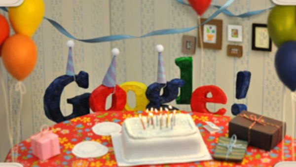 جوجل تحتفل بالذكرى الـ١٣ لتأسيسها. جوجل تحتفل بالذكرى الـ١٣ لتأسيسها.