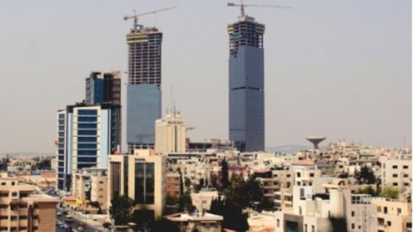 صورة لبرجي بوابة الأردن. صورة لبرجي بوابة الأردن.