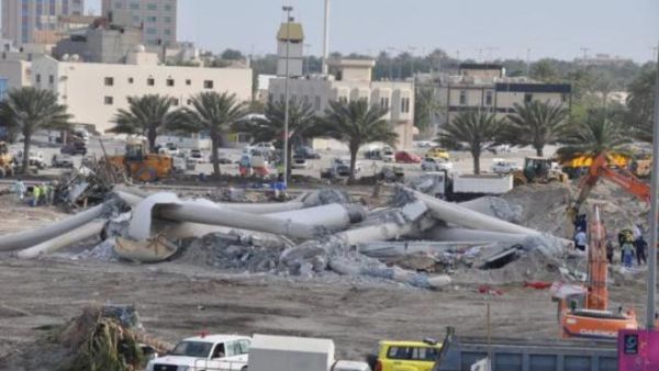 دوار اللؤلوة بعد أن أزالته الحكومة البحرينية.