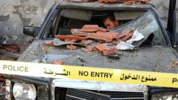 صورة من تفجيرات دمشق. صورة من تفجيرات دمشق.