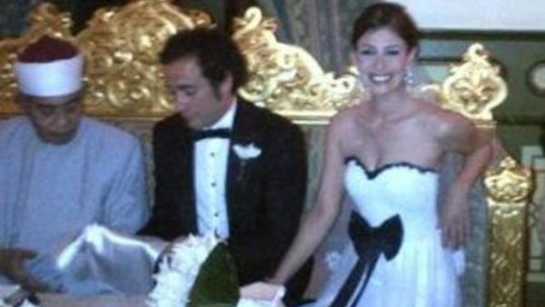 صورة من عقد قران عمر حمزاوي وبسمة  صورة من عقد قران عمر حمزاوي وبسمة