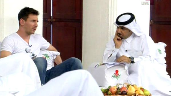 النجم الأرجنتيني العالمي ليونيل ميسي في برنامج "المجلس"