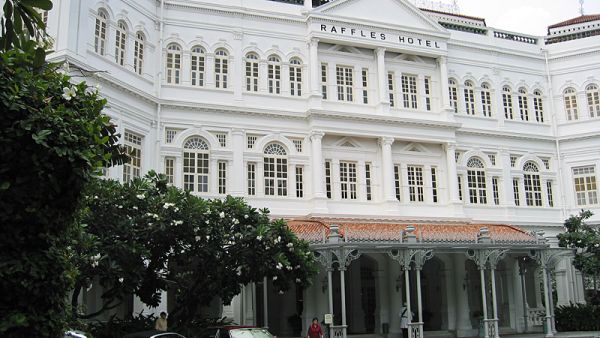 Singapore's Raffles Hotel, the flagship of FRHI Hotels & Resorts. (Wikipedia)