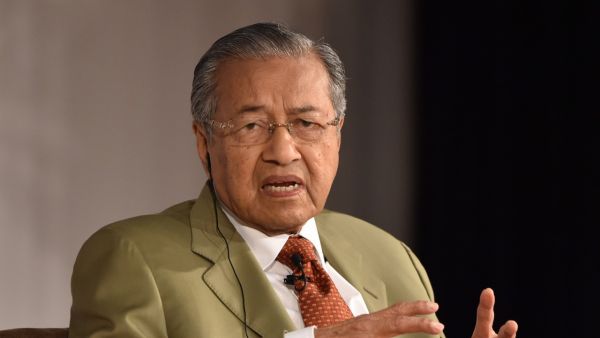 Veteran politician Mahathir Mohamad, Malaysia's 92-year-old former prime minister, declared victory in the general election. (AFP/ File Photo)