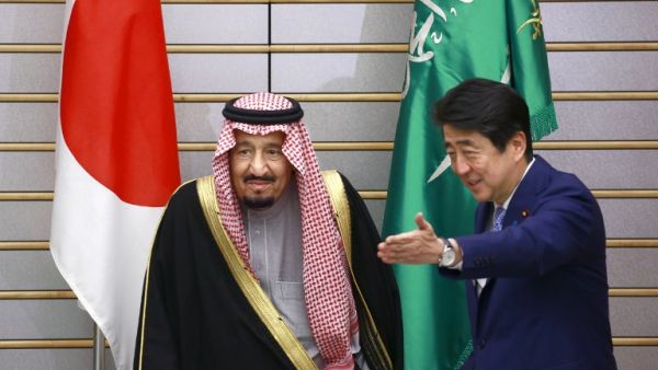 Saudi Arabia is Japan’s largest oil supplier, with about one-third of all oil imports in 2015 coming from the Kingdom.  (AFP/Shizuo Kambayashi)