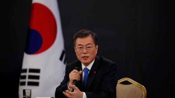 South Korean President Moon Jae-in in the Unites States to discuss joint strategy for dealing with North Korea in light of the fact Pyongyang last week threatened to scrap plans for the summit . (AFP/ File Photo)