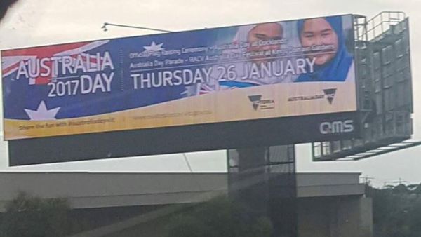 This Australia Day advertisement caused controversy (Facebook)