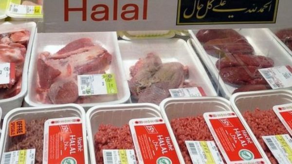 Halal meat, packaged for sale. (AFP/ File Photo)