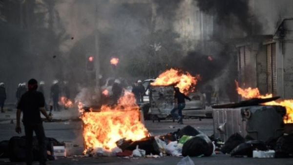 Pearl Square is historically known for protests in Bahrain. [guardian}