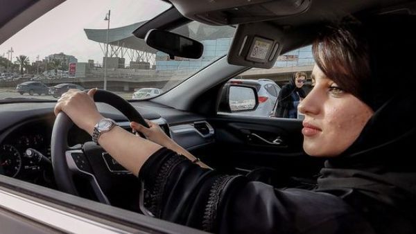 In line with June 24 women in Saudi Arabia get ready to foot-peddle their cars, this time legally. (Twitter)