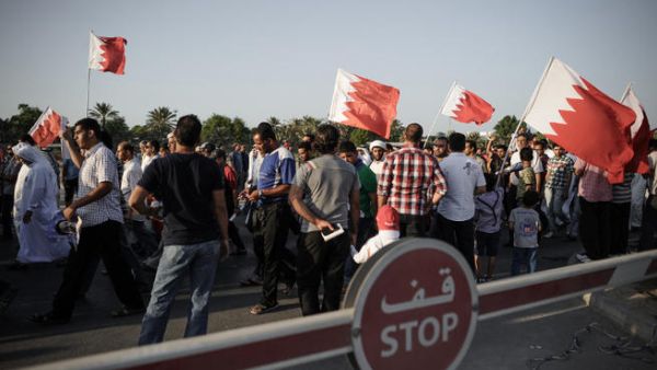 Protests have broken out in Bahrain after the arrest of ex-MP Khalil Mazrooq. (Image credit: AFP)