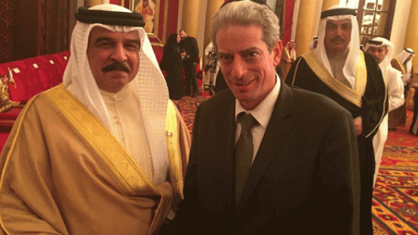 الحاخام “ليفين” وملك البحرين حمد بن عيسى آل خليفة