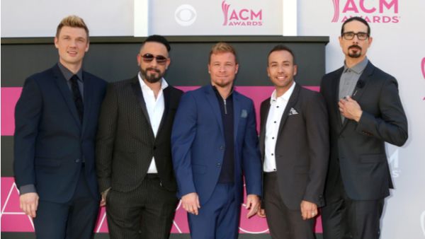 The Backstreet Boys performed at the sold-out Blended music festival at Dubai Media City Amphitheatre (Source: Kathy Hutchins / Shutterstock)