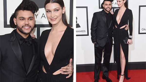 Bella Hadid with The Weeknd (AFP/File)