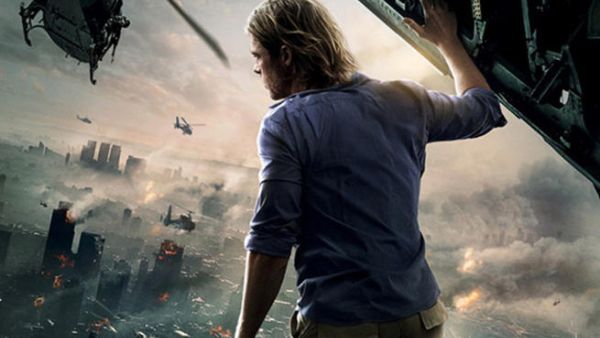 Brad Pitt stars in the zombie thriller "World War Z".