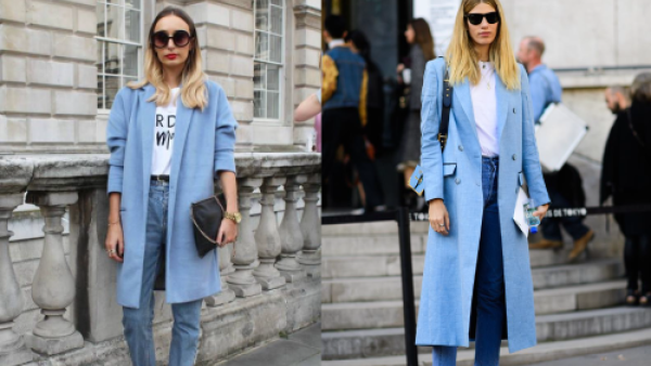 المعطف الأزرق الخيار الأنسب لكِ في الشتاء