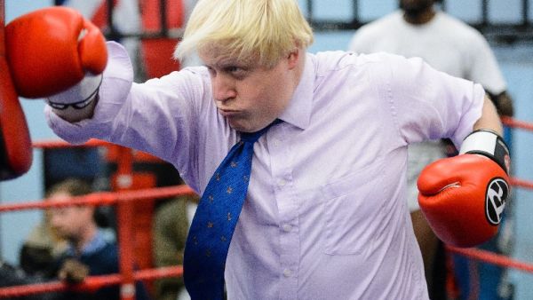 He seemed to be better briefed this time, unlike his visit  in November 2015 when he caused a bit of a stir brandishing supporters of BDS as ‘corduroy-jacketed lefty academics’. (AFP/Leon Neal) 