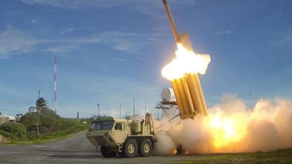 THAAD, or Terminal High Altitude Area Defense is an anti-ballistic missile system designed to shoot down ballistic missiles using kinetic energy. (Defensetalk.net)