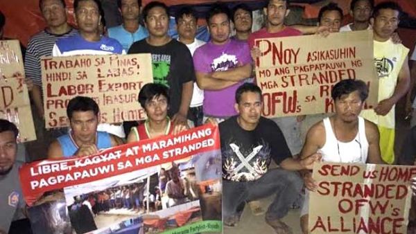 Around 1.8 million overseas workers from the Philippines are estimated to be based in Saudi Arabia. (AFP/File)