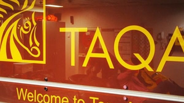 There has been a 43 per cent drop in the price of oil and gas sold by the company since last year.  (Taqa)
