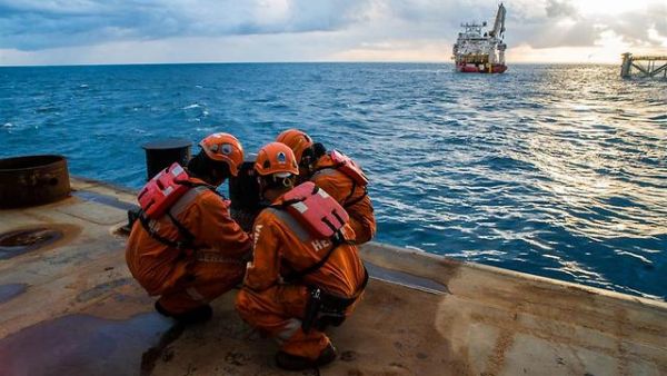 US company Noble Energy currently owns 36 percent of the rights in the Tamar gas reservoir. (File photo)