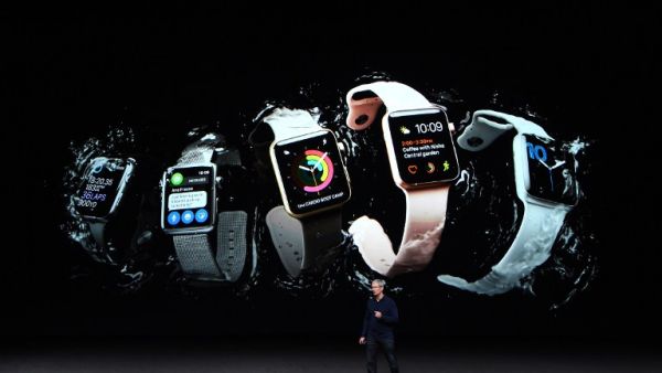 The Apple Watch series 2 will be available in the UAE on September 16.  (AFP/Josh Edelson)