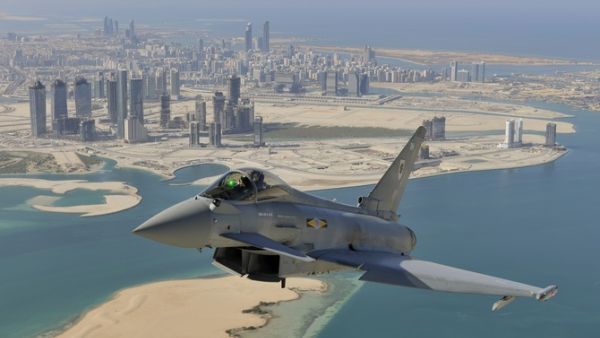 The Eurofighter Typhoon is popular with the Royal Air Force of Oman, Kuwait and Saudi Arabia. (Wikimedia Commons)