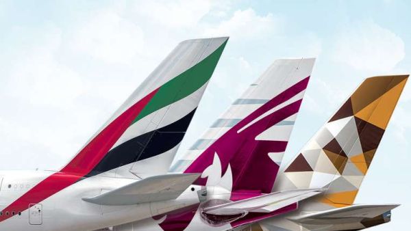 Emirates scored the highest in terms of the quality of inflight entertainment, while Qatar Airways’ business class cabin was voted the world’s best. (File photo)