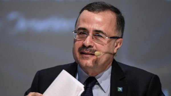 Saudi Aramco CEO Amin Nasser. (AFP/Ozan Kose)