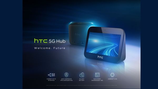 The HTC 5G Hub allows customers to use 5G on multiple devices while on the go, at work, or at home for fast connectivity, content sharing, entertainment and more. The HTC 5G Hub allows customers to use 5G on multiple devices while on the go, at work, or at home for fast connectivity, content sharing, entertainment and more.