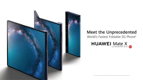 HUAWEI Mate X، أسرع هاتف ذكي قابل للطي لشبكة الجيل الخامس HUAWEI Mate X، أسرع هاتف ذكي قابل للطي لشبكة الجيل الخامس