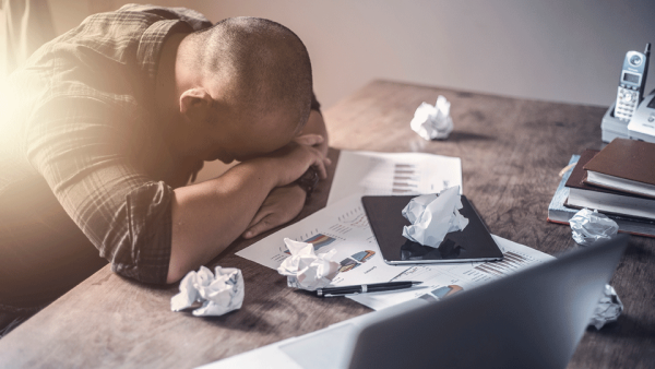 According to Bayt.com’s ‘Work Satisfaction in the MENA’ poll, a whopping 74.1% of professionals in the MENA region are stressed by their jobs, with 34.8% affirming that their stress is ongoing. (Shutterstock)