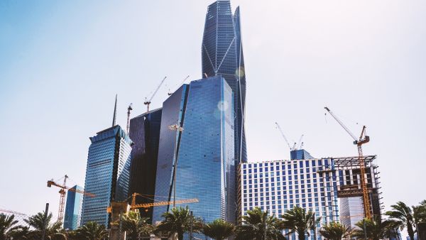 Saudi Arabia is witnessing a rebound in construction activity due to headline infrastructure workloads increasing. (Shutterstock)