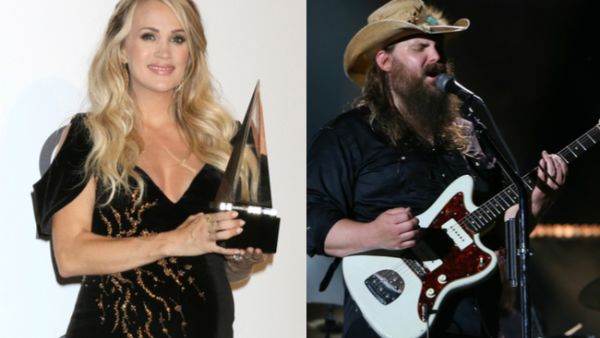 Chris Stapleton, Carrie Underwood light up 2018 CMAs (Source: Kathy Hutchins - Debby Wong - Shutterstock)