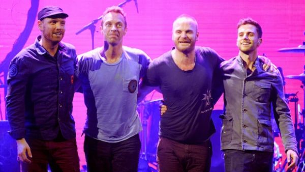 Coldplay at a concert (AFP/File)