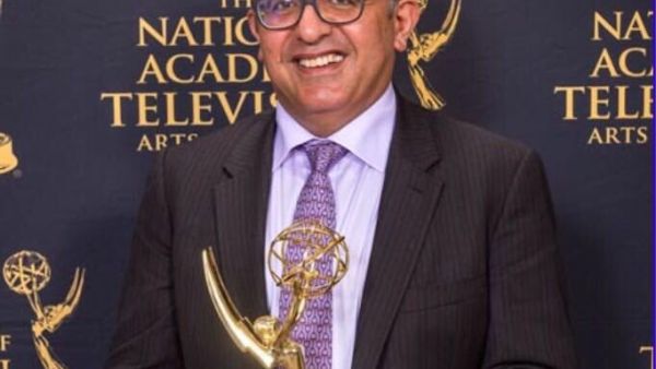 Jordan 's Amjad Tadros winning an Emmy (Twitter) Jordan 's Amjad Tadros winning an Emmy (Twitter)