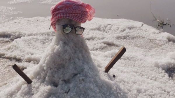 UAE snowman (Twitter)