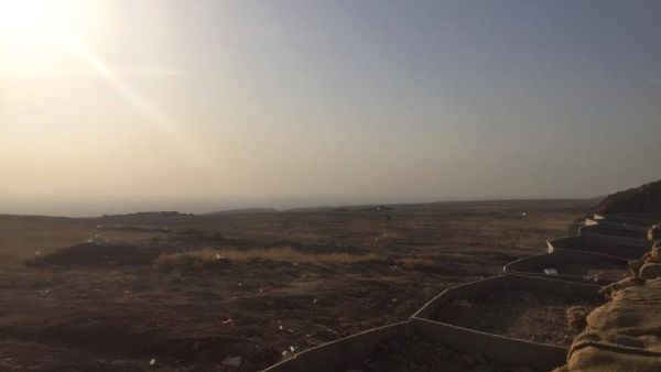 The view towards Mosul from a Peshmerga military base in Bashiqa (Al Bawaba/Adam Lucente)