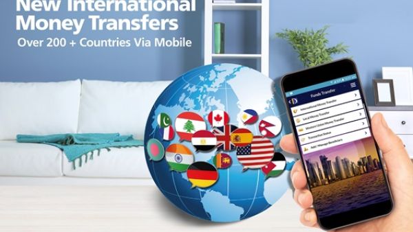 عملاء بنك الدوحة بإمكانهم الآن تحويل الأموال عبر هواتفهم إلى أكثر من 200 دولة عملاء بنك الدوحة بإمكانهم الآن تحويل الأموال عبر هواتفهم إلى أكثر من 200 دولة