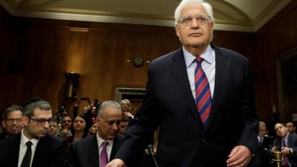 US Ambassador to Israel David Friedman (AFP/file photo)