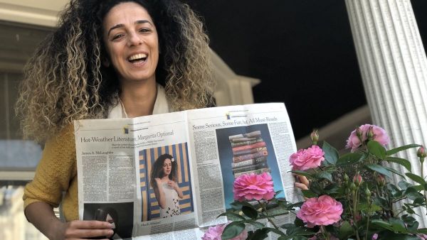 Masih Alinejad, who has spearheaded Iranian women's struggle against the head covering. (Twitter/ @AlinejadMasih)
