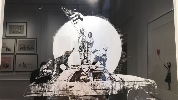 Silver Flag, Banksy (Twitter)