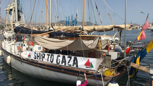Freedom Ship flotilla to Gaza (Twitter)