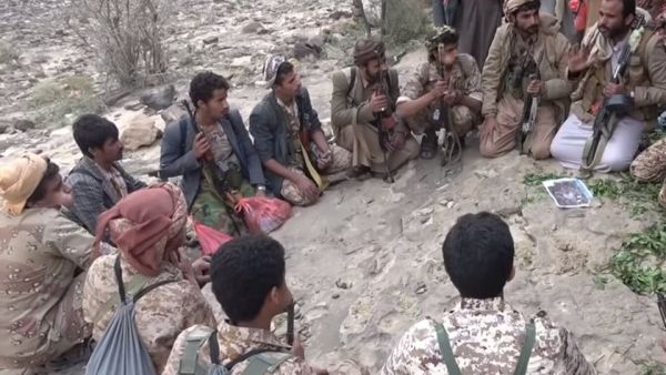 Houthi fighters (Twitter)