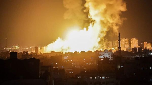Israeli Airstrikes (Twitter)