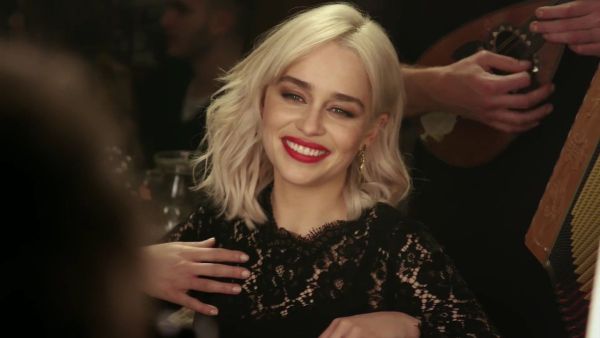 Emilia Clarke in a new Dolce & Gabbana campaign (Twitter)